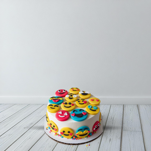 Emoji Theme cake